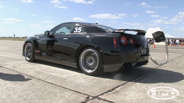 216mph AMS Nissan GTR HARD LAUNCH The Texas