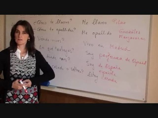 Learn Spanish - Lesson #03a- La Información Personal