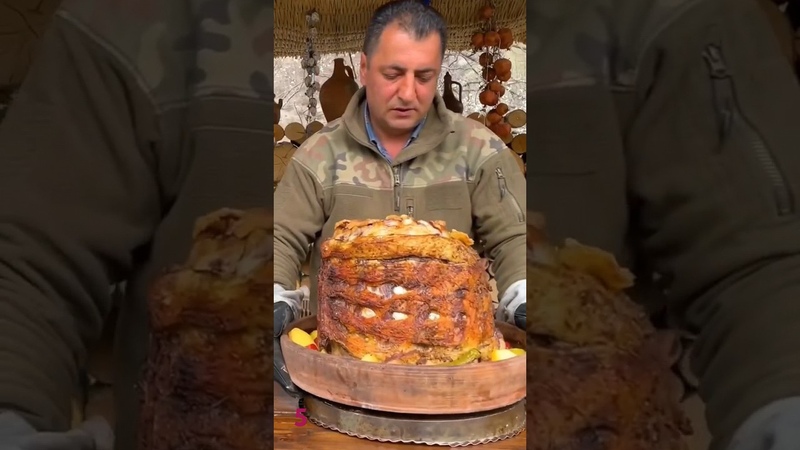 Juicy beef rib sticks steamed in the oven. ,beef, ribs, village, viralvideos,