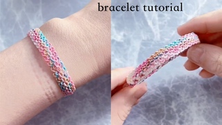 how to make beautiful bracelet  embroidery bracelet tutorial  handmade bracelets for girls