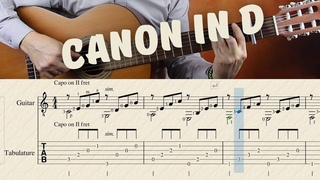 Canon in D | Tabulature | Guitar Cover