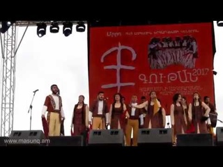 Azniv Hakobyan&Masunq Folk Ensemble-Artur Gharibyani hishatakin - Sasunciner-(Sasno-Curer)