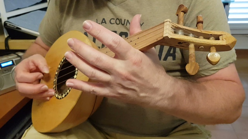 Ukulele oud improvisation. Oriental
