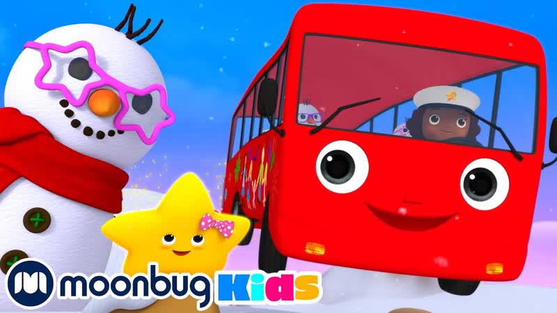 Wheels on the Bus Christmas Little Baby Bum, Kids Cartoons Nursery Rhymes, Moonbug