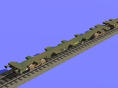BR FEA-B Freightliner twin intermodal flat B (weathered)
