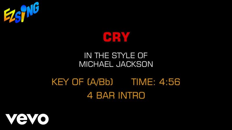 Michael Jackson Cry ( You Can Change The World) ( Karaoke EZ