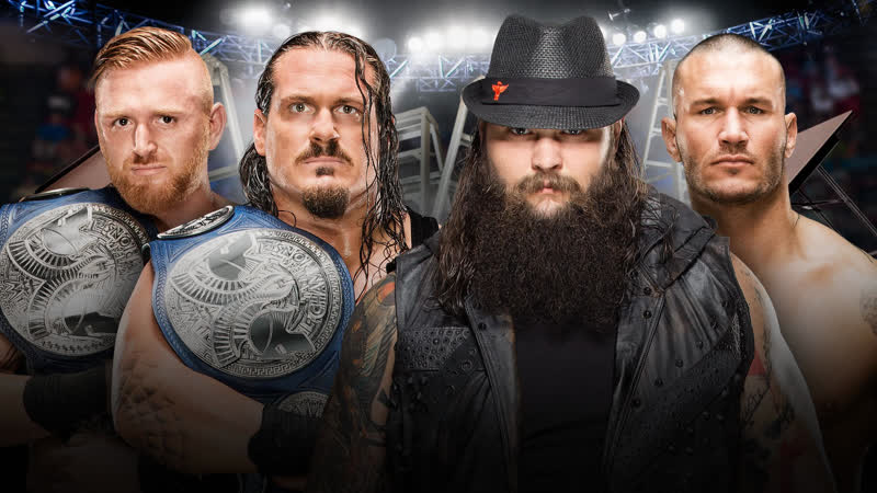 Heath Slater and Rhyno vs Bray Wyatt and Randy Orton ( The Wyatt Family)