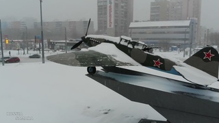 Снегопад в Самаре в канун старого Нового года