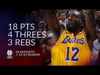 Taurean Prince 18 pts 4 threes 3 rebs vs Nuggets 23/24 season