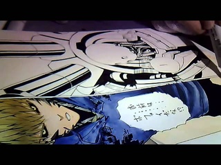 Yusuke Murata coloring Genos (One Punch Man chapter 21) pt.1 - NEBU_KURO 016