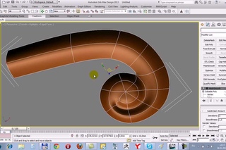 3DsMax Уроки на русском 5 часть 1 (Создание модели завитка)