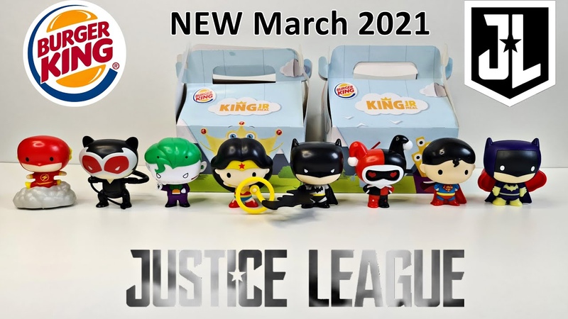 NEW Burger King Justice League Unboxing ALL 8 CHARACTERS ( March 2021