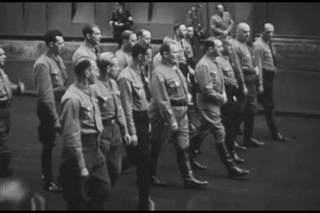 Нацистские хроники. Гитлер и руководство рейха на марше Hitler Nazi Germany Paraded Badly in Munich