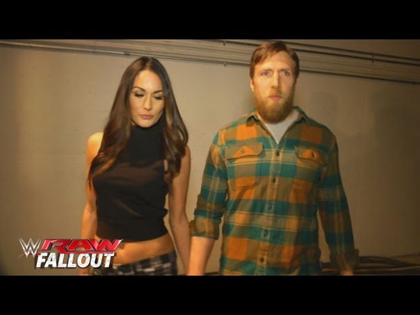Daniel Bryan and Brie walk toward the ring before his farewell speech: Raw Fallout, Feb. 8,