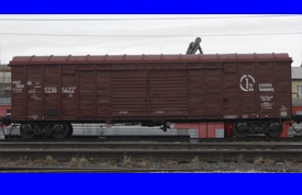 РЖД/RZD крытый вагон 11-280 52385622 ПГК