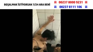 Azgın çıtır türk lezbiyenler bar tuvaletinde yiyişiyorlar (türk ...