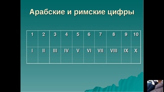 Арабские и римские цифры  -  наследие древних цивилизаций