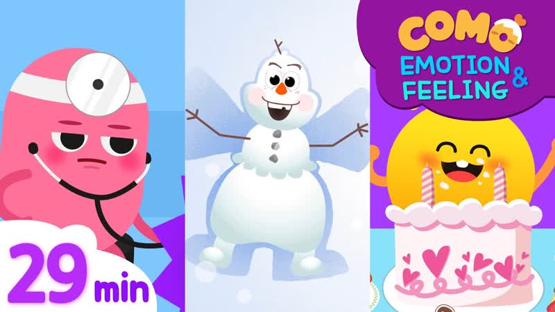 Emotion Feeling with Como, Learn emotion 29min, Cartoon video for kids, Como Kids