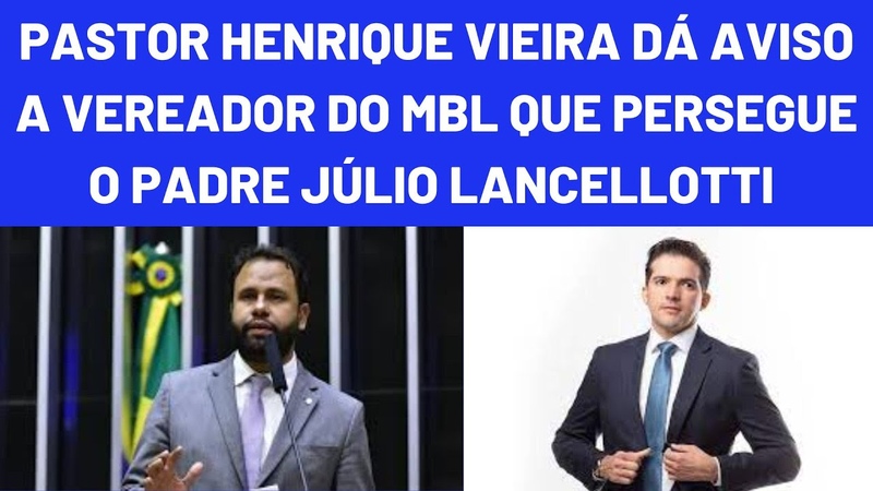 O RECADO DO PASTOR HENRIQUE VIEIRA AOS PARASITA DA EXTREMA DIREITA QUE PERSEGUE JÚ LIO