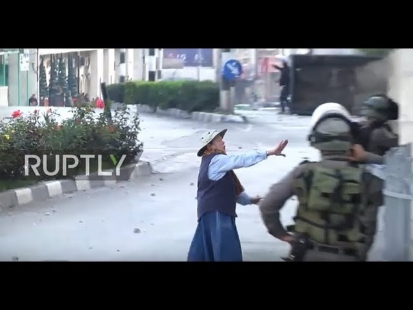 State of Palestine: Fearless grandma puts herself between Israeli bullets and