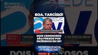 🚨 URGENTE - Tarciso Anuncia Medidas de combate ao Fogo! #noticias #viralshort #saopaulo #tarciso