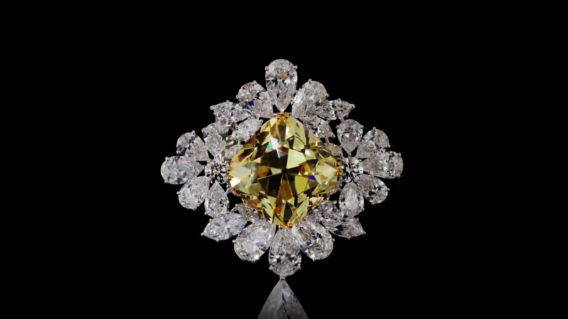 The Royal Star of Paris Rare Diamond Brooch